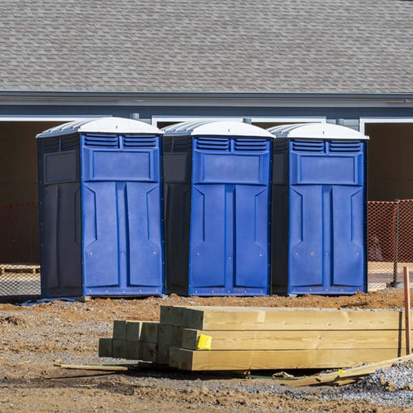 what is the maximum capacity for a single portable toilet in Havre North MT